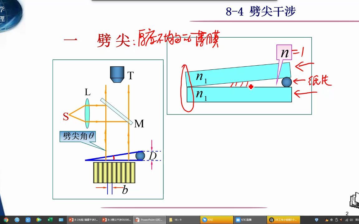 24劈尖干涉哔哩哔哩bilibili