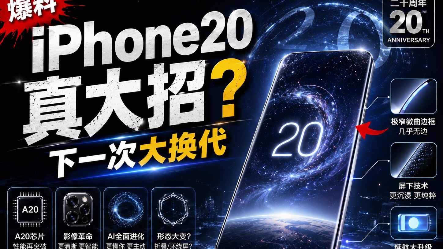 苹果二十周年iPhone,真值得等吗?