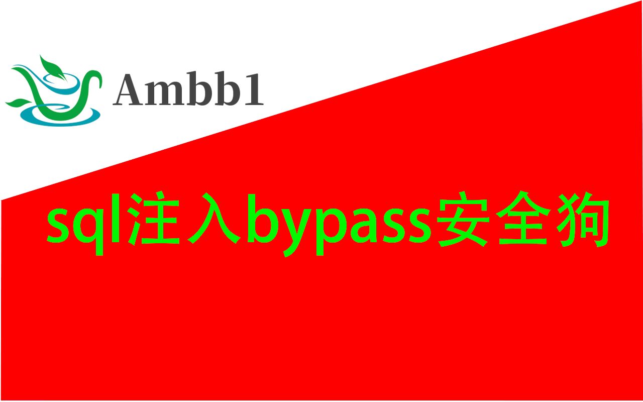 [web安全]sql注入之bypass 安全狗哔哩哔哩bilibili