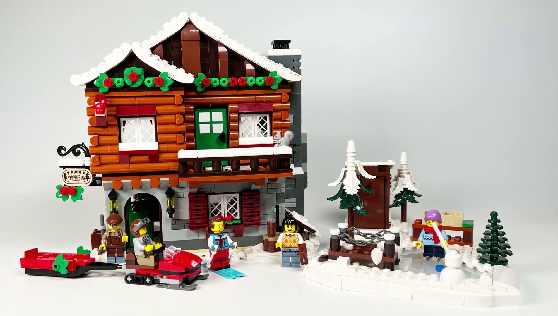 乐高圣诞系列雪山小屋(10325 )速拼