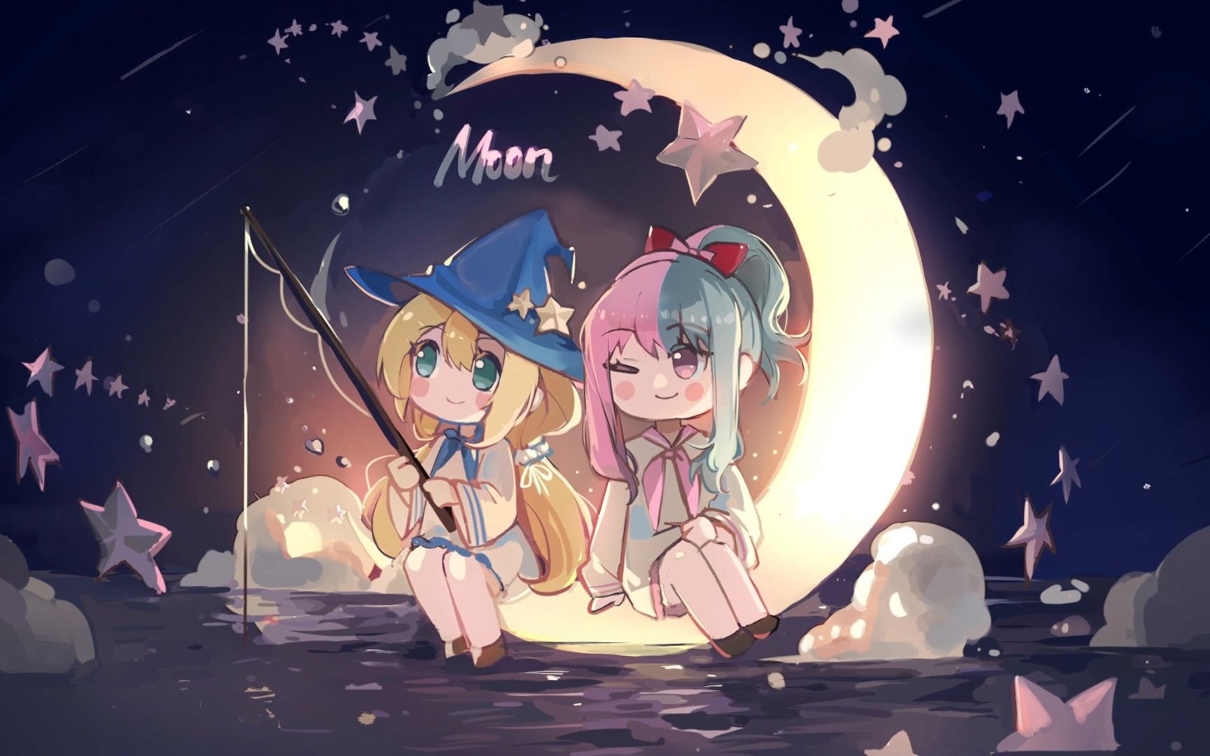 清新英文小调《Moon》“海浪与月亮,黑夜彼端的星光”哔哩哔哩bilibili