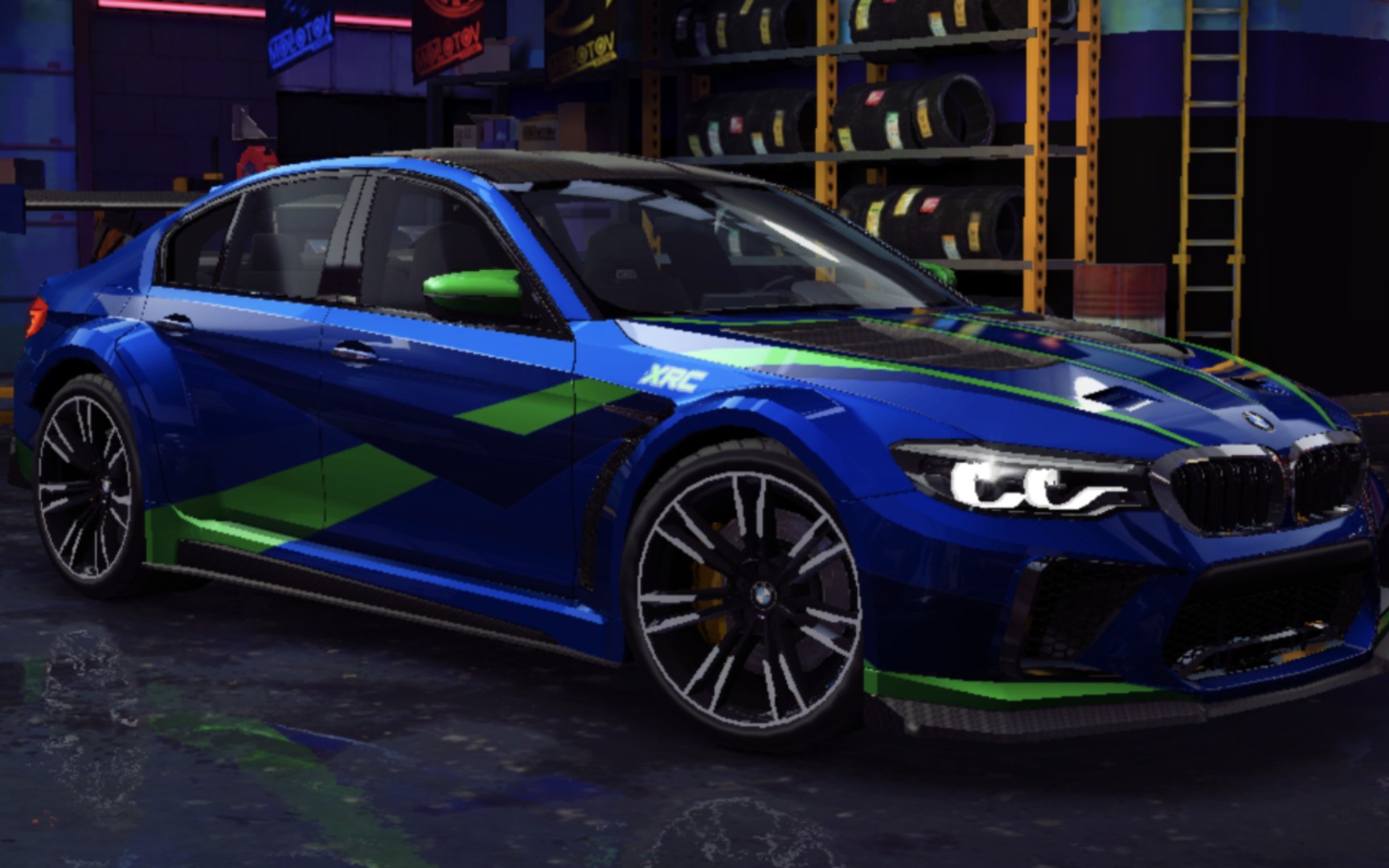 【car parking】nfsnl bmw m5 xrc涂装展示