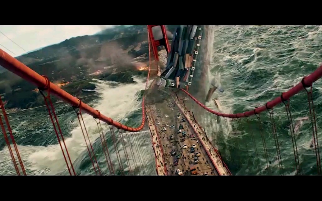 金门大桥:兄弟们 我先塌为敬!堪称灾难电影最惨角色!