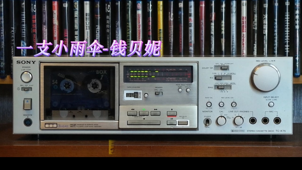 钱贝妮专辑精选:一支小雨伞-1985年-"哈罗!丹尼"专辑/sony tc-k75