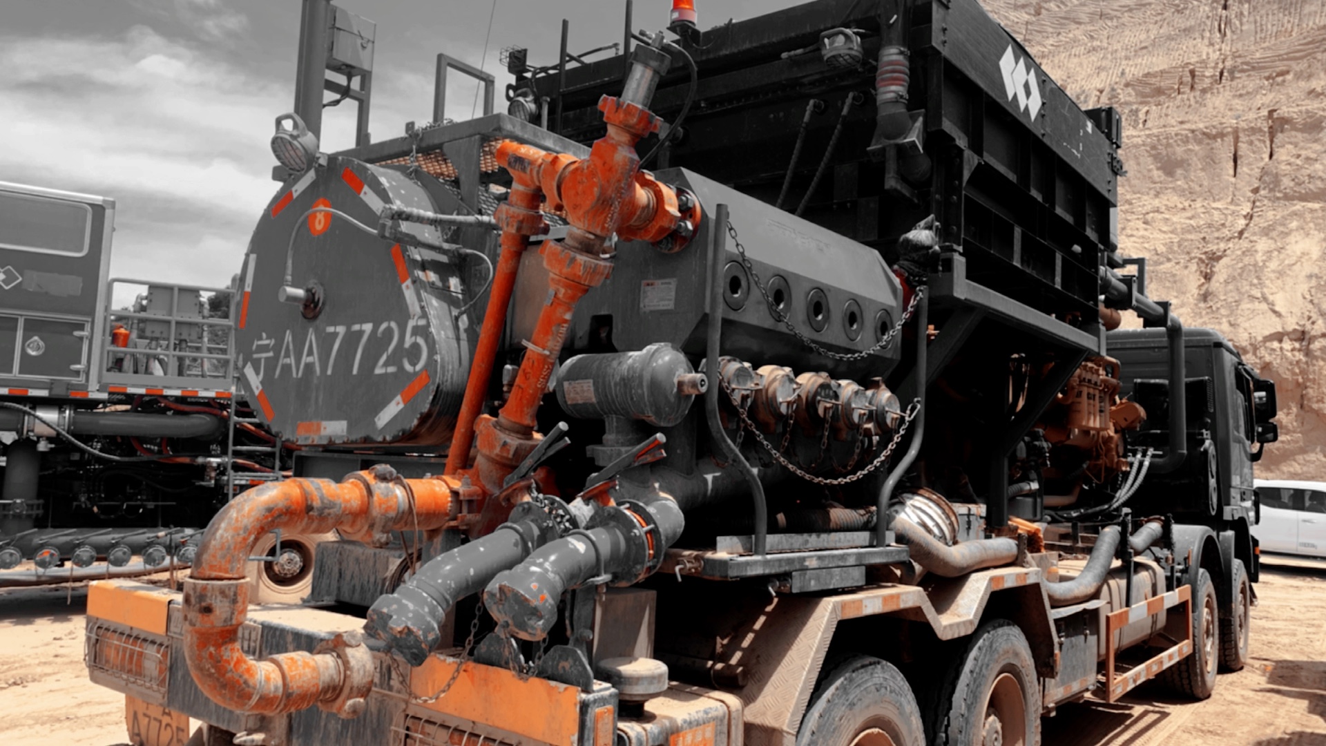 石油机械设备压裂车