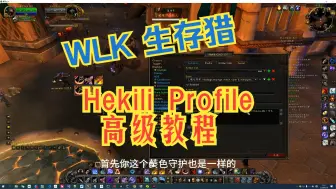 Download Video: WLK 生存猎Hekili profile高级教程