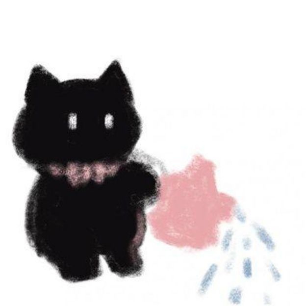 头像分享 || 黑白小猫情侣头像