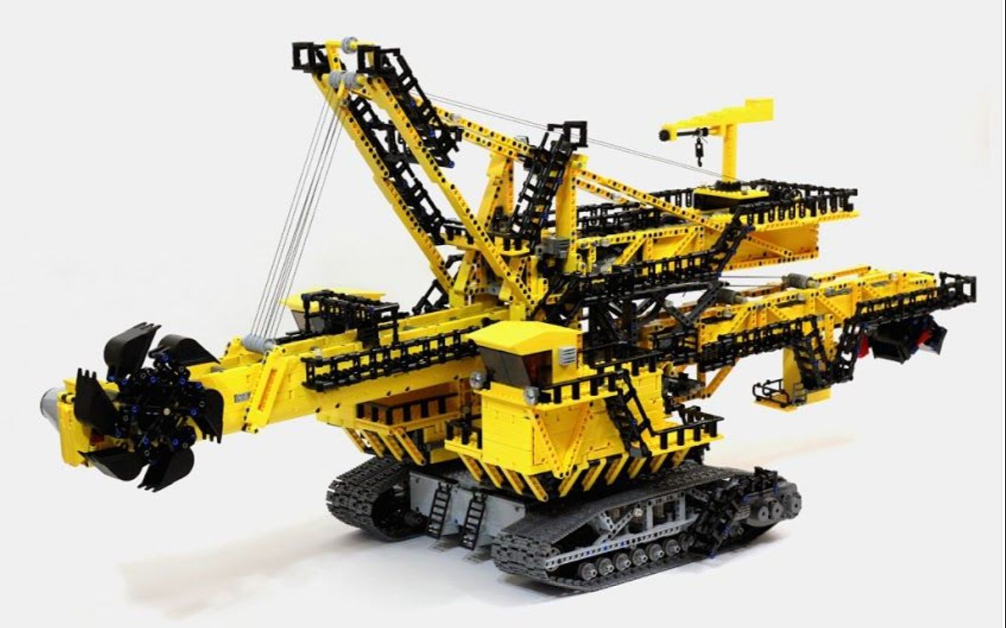 [图]LEGO乐高 Technic科技/机械 MOC Bucket Wheel Excavator 斗轮式挖掘机