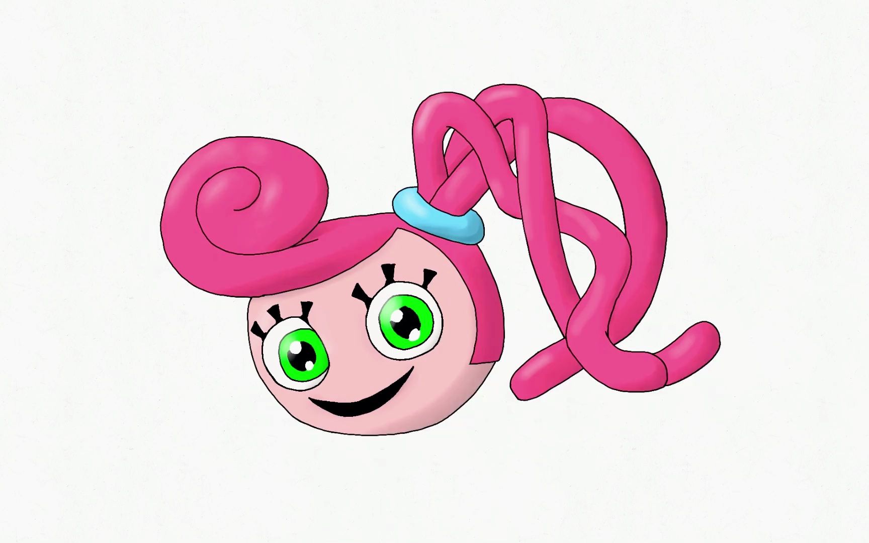 国外大神,把波比的游戏时间中的长腿妈咪改画成新的形象