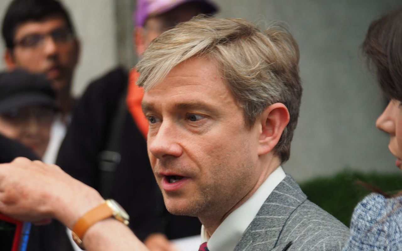 [图]【Martin Freeman】颁奖与口香糖事故 South Bank Sky Arts Awards