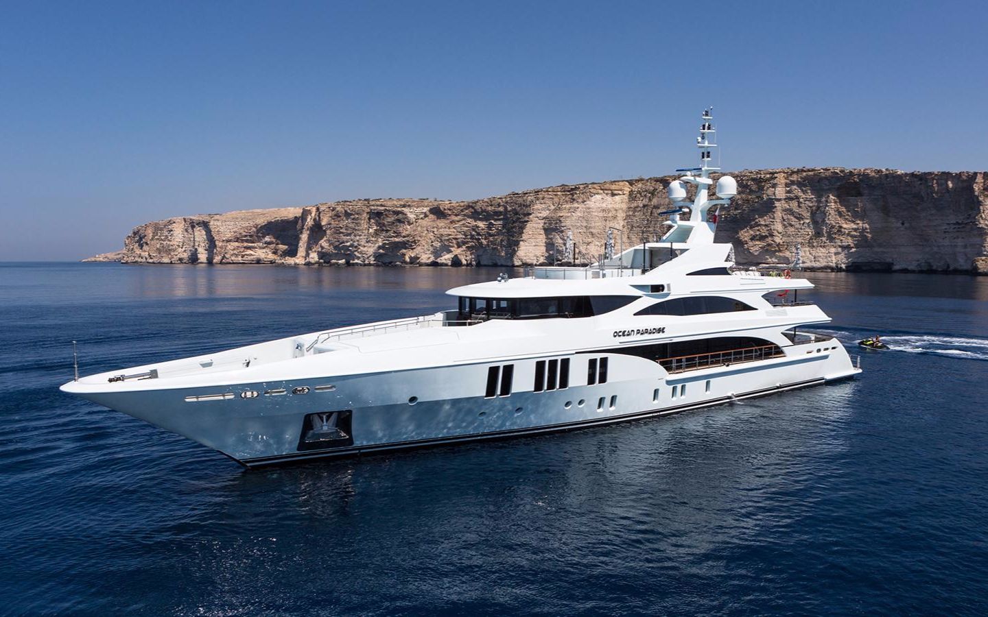 意大利67benetti超级游艇55米的ocean paradise号
