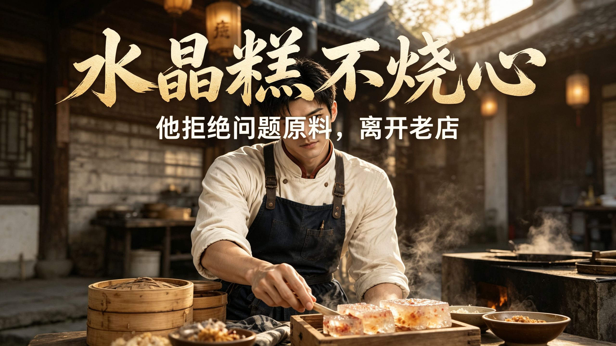 不烧心系列丨水晶糕不烧心，他拒绝问题原料离开老店【AI全民制作人】