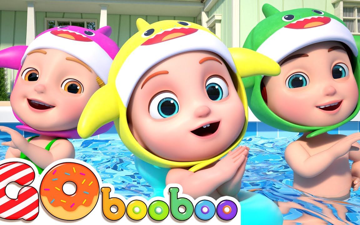 [图]【GoBooBoo英文儿歌】Baby Shark 鲨鱼宝宝 | Shark Doo Doo | GoBooBoo Nursery Rhymes