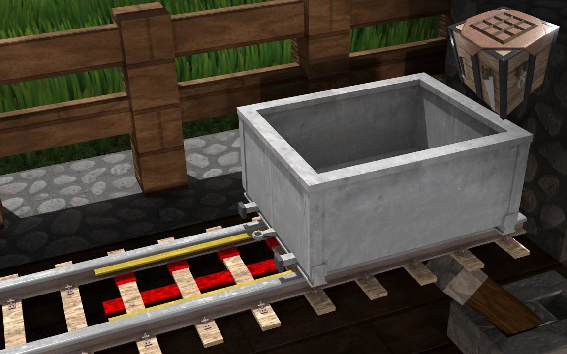 矿车之旅真实风格的我的世界动画第8集