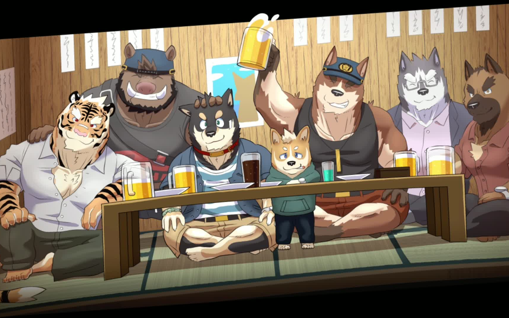 警犬巡逻队通关留念