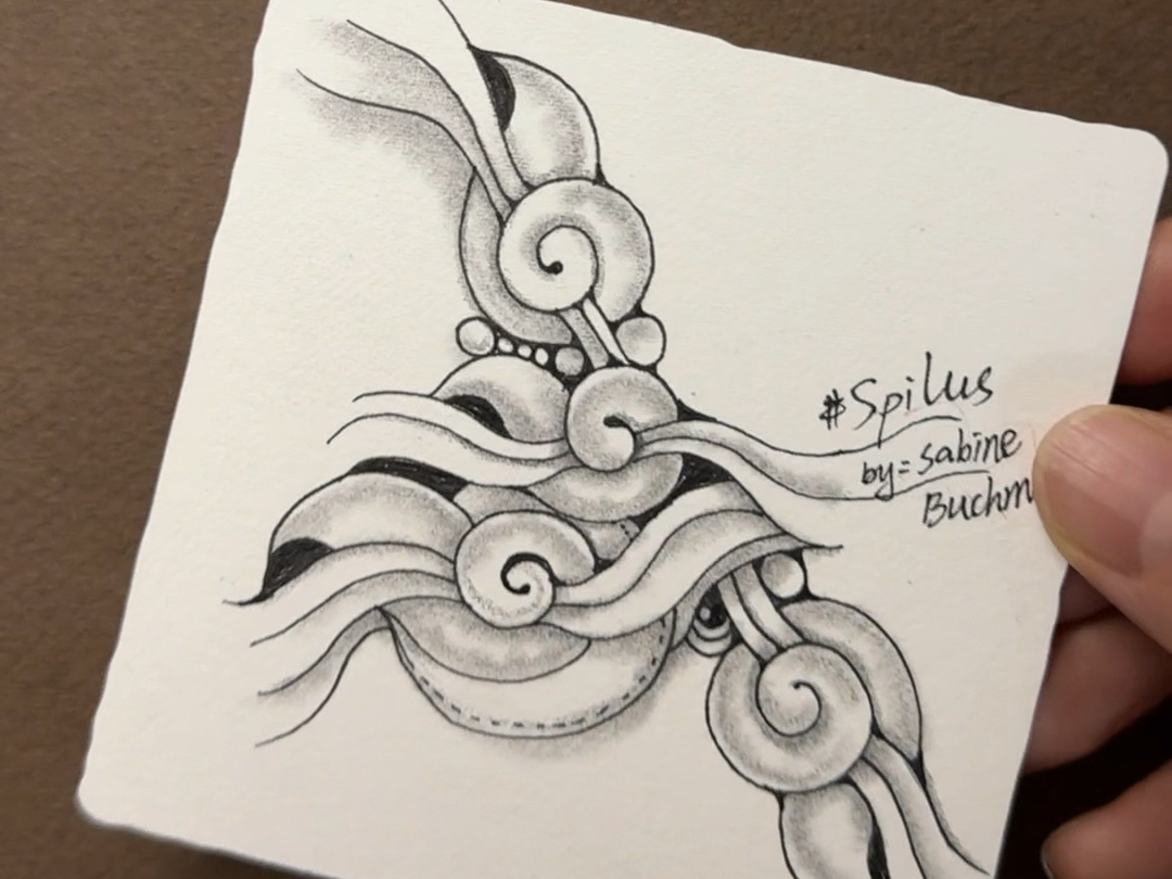 禅绕画图样:spilus 解构作者:sabine buchmann临摹及使用此图样,请