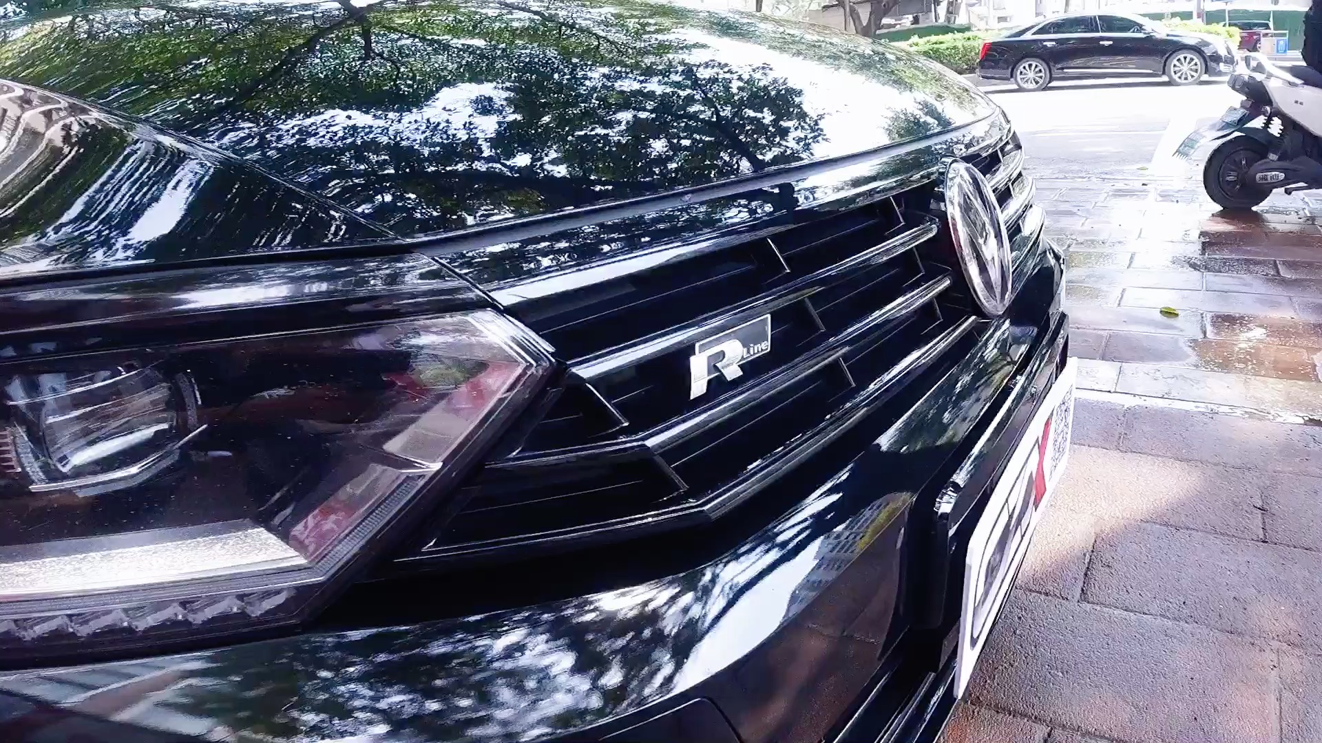 你家的大众蔚揽有他帅吗黑武士