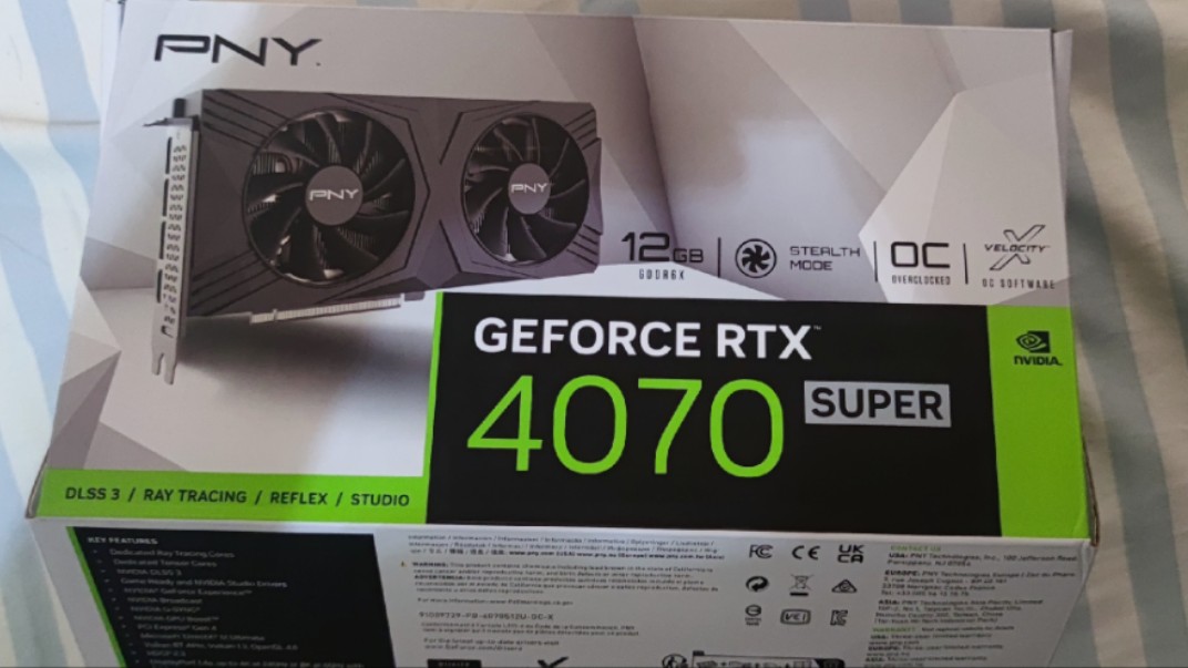 4100的必恩威 PNYRTX4070S开箱,这大小买来组itx,挺好哔哩哔哩bilibili