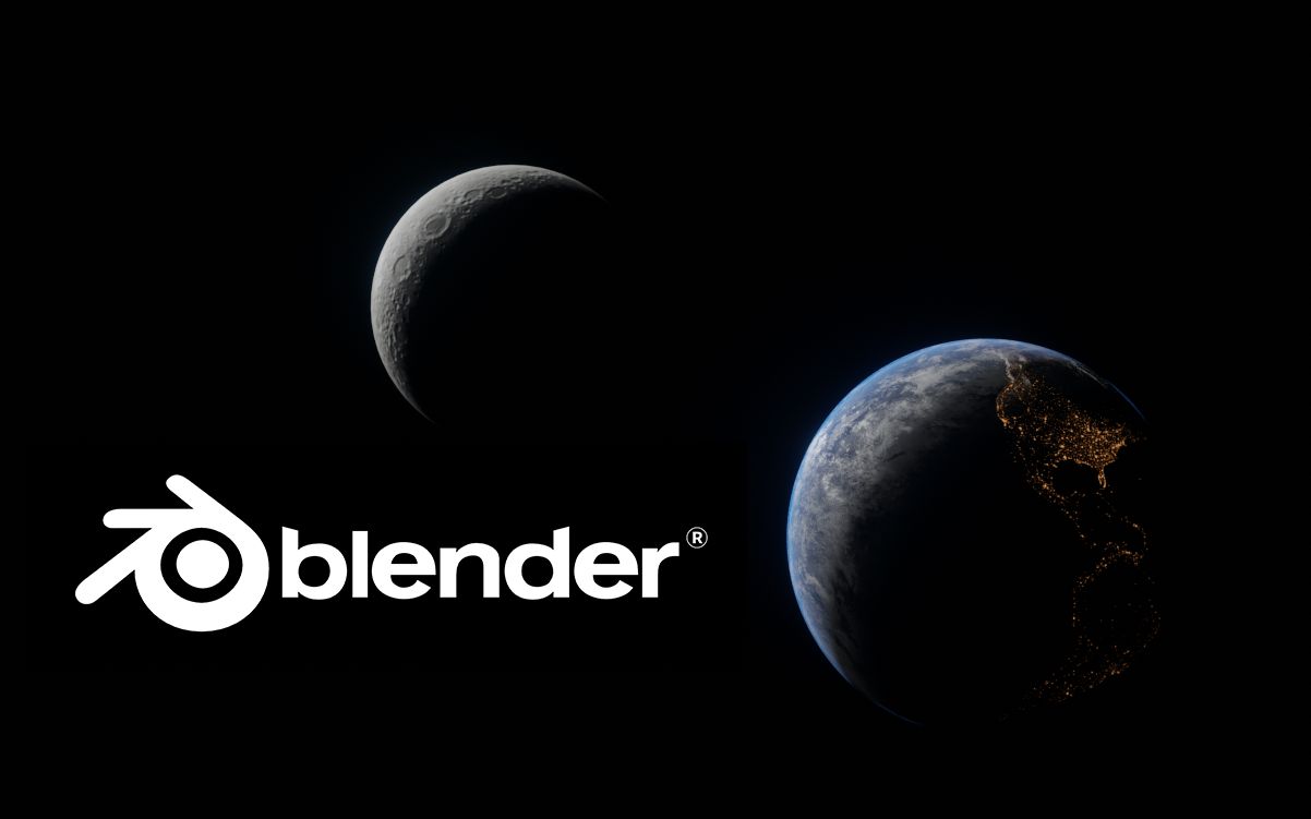 blender 地月系哔哩哔哩bilibili