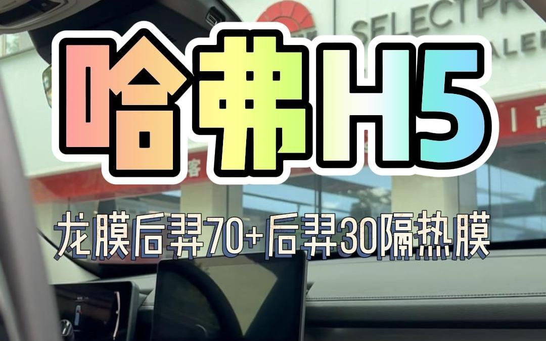 哈弗H5龙膜后羿70后羿30玻璃膜哔哩哔哩bilibili