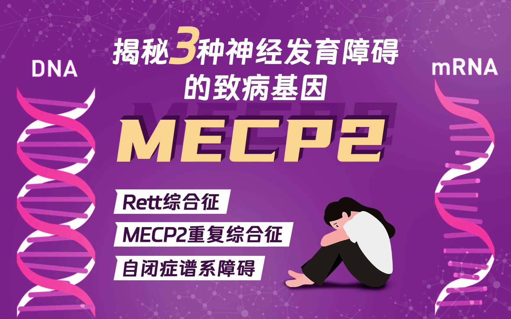 揭秘3种神经发育障碍的致病基因 —— MECP2哔哩哔哩bilibili