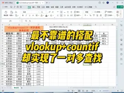 Tải video: vlookup+countif最不靠谱的搭配却实现了一对多查找