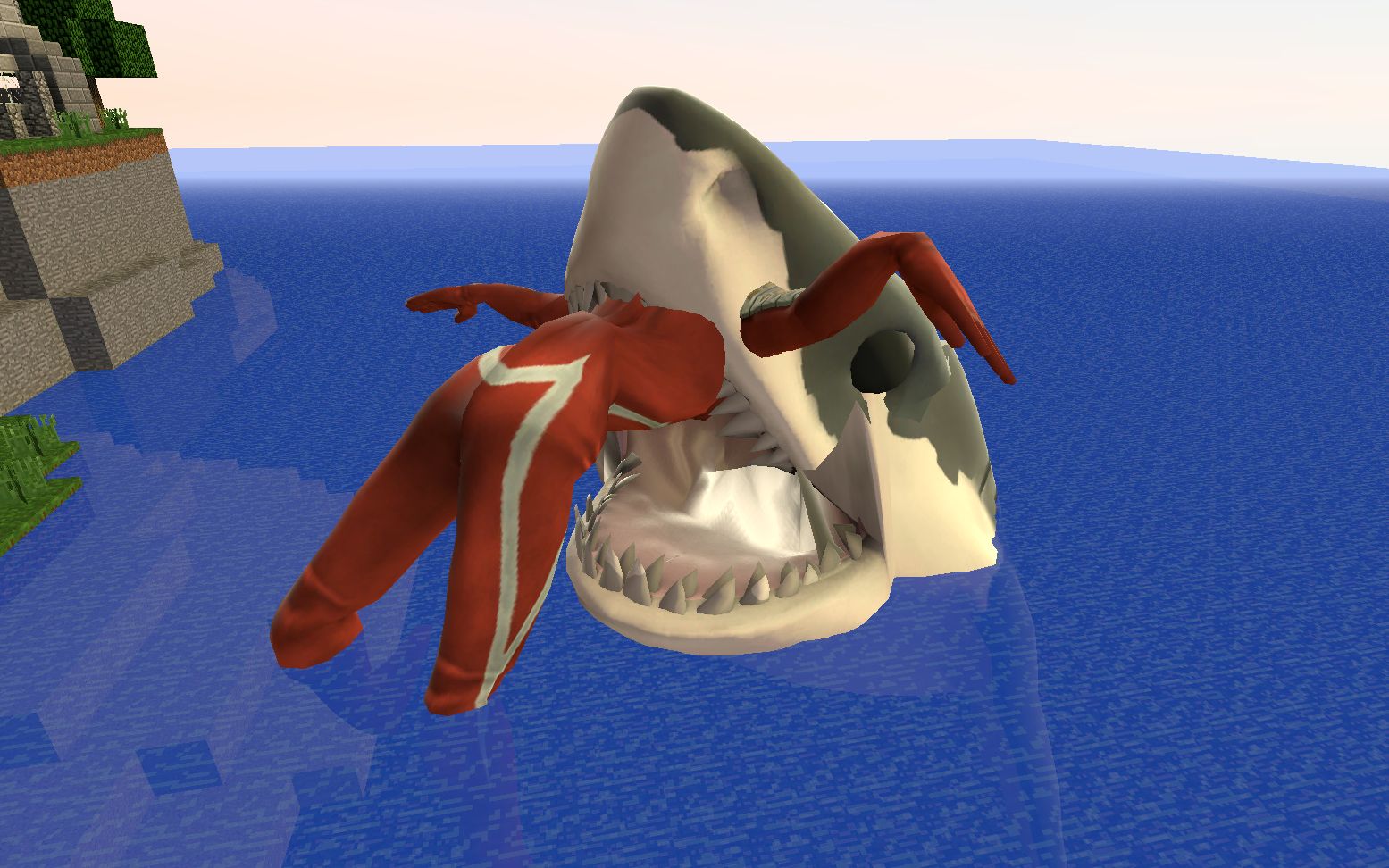 奥特曼里面的鲨鱼怪兽图片