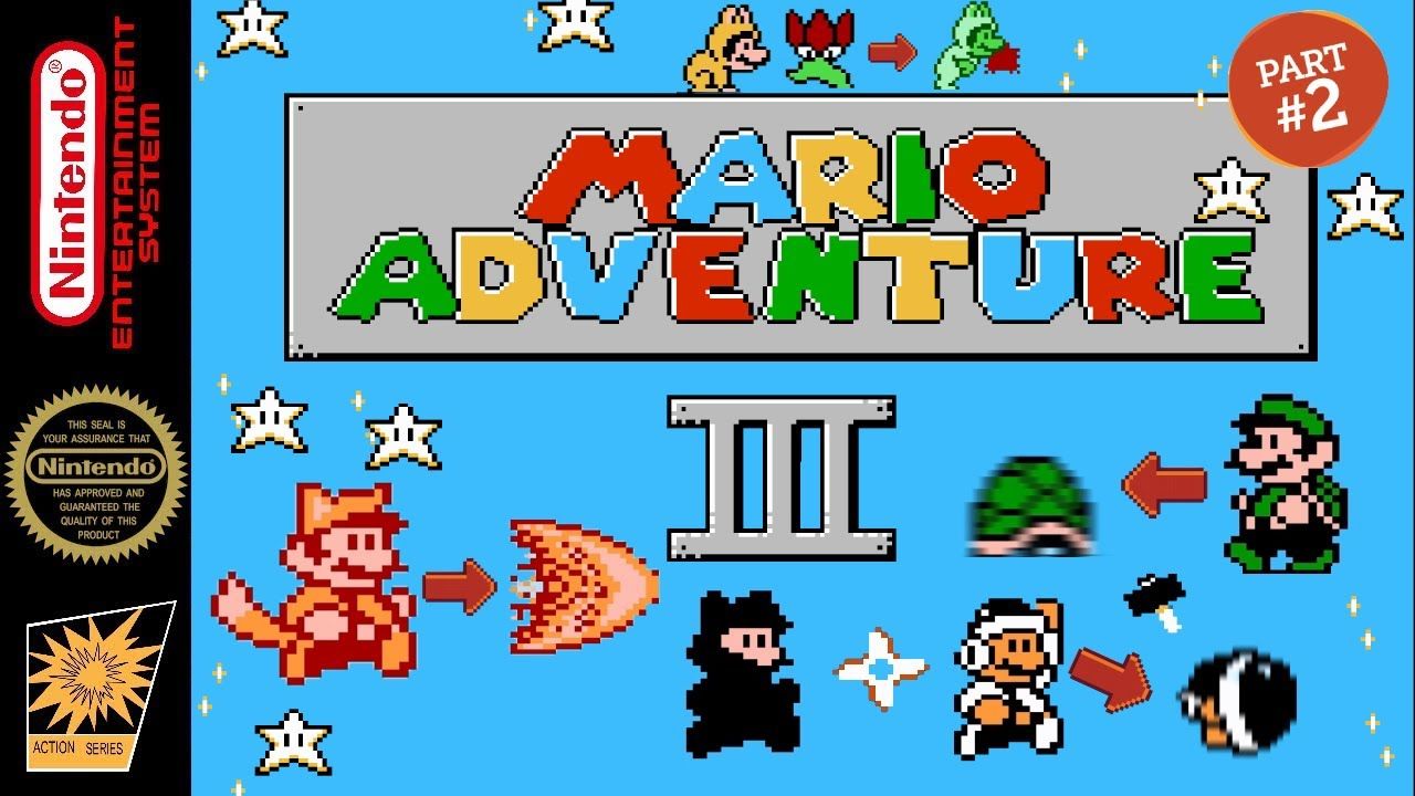 [图][Hack Games Longplay Channel]Mario Adventure 3 - (Part 2) Hack of SMB3 [NES]