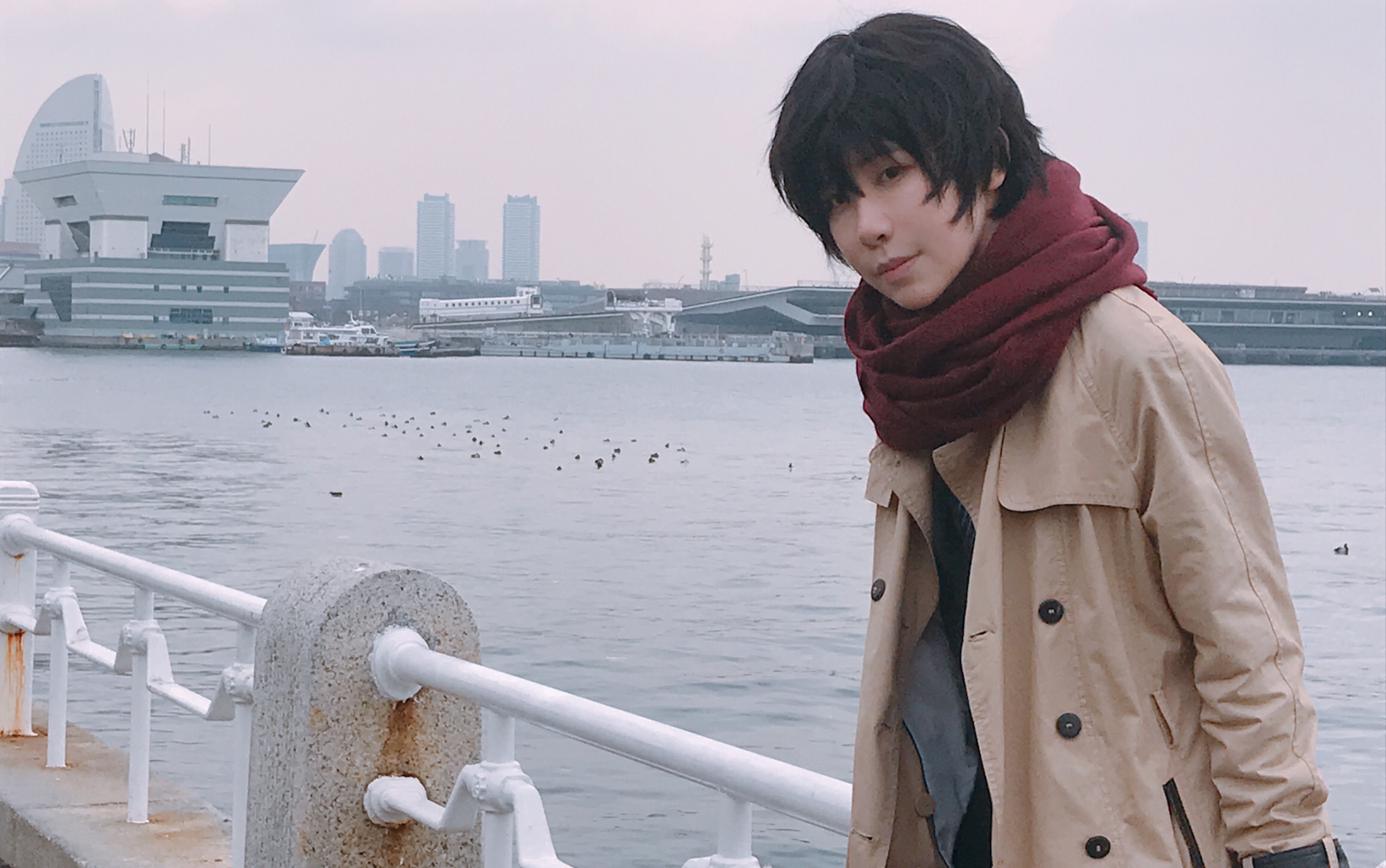 【文豪野犬cos/圣地巡礼vlog】来横滨和太宰过情人节吧!