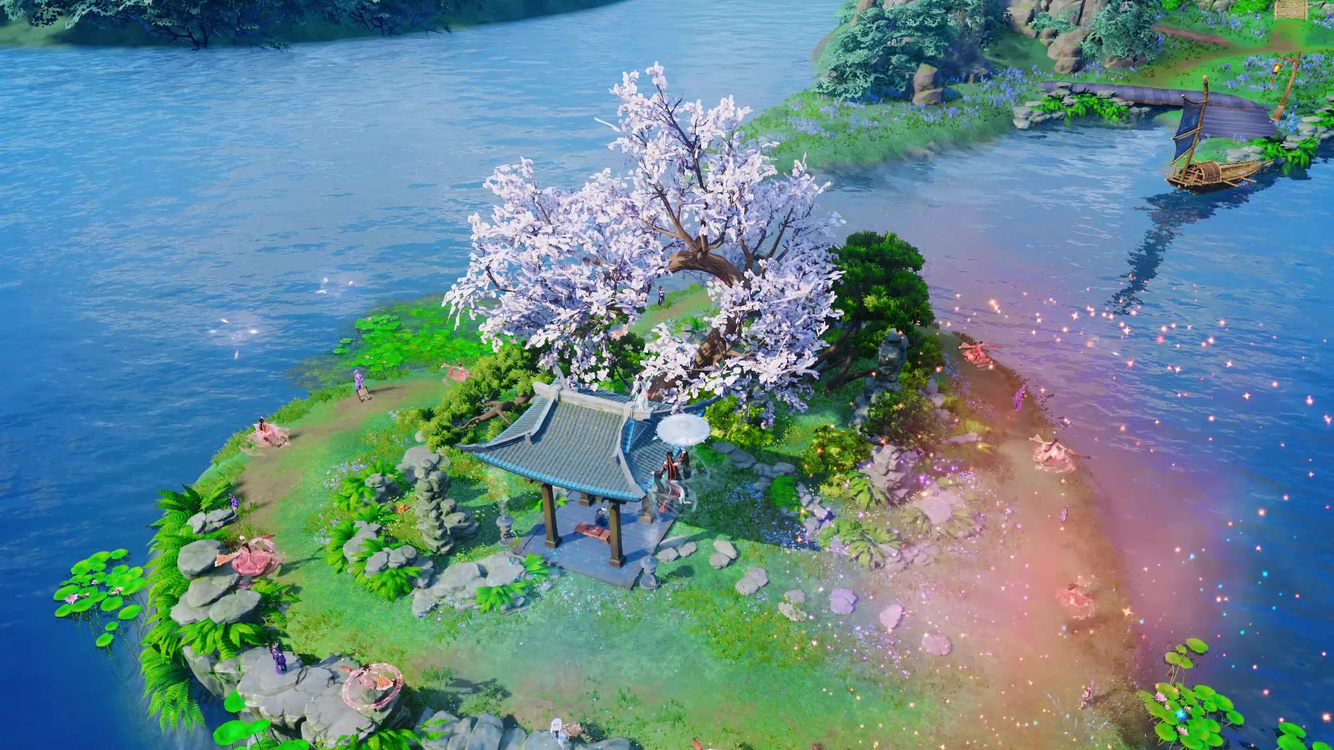 【剑网3】长歌心形岛真·情侣盛地 建议组团前往