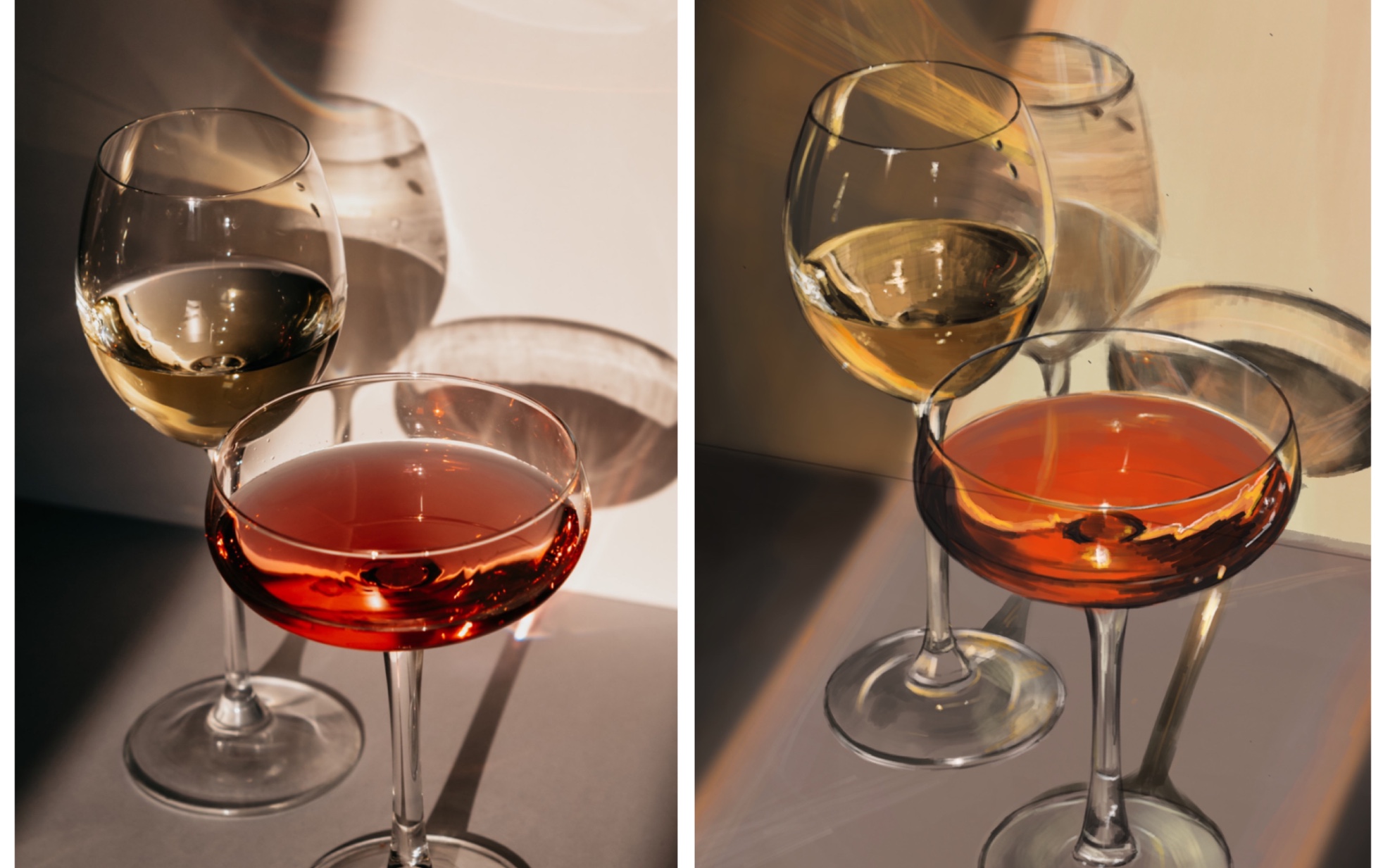 【色彩打卡】来画酒杯吧~procreate/色彩班长