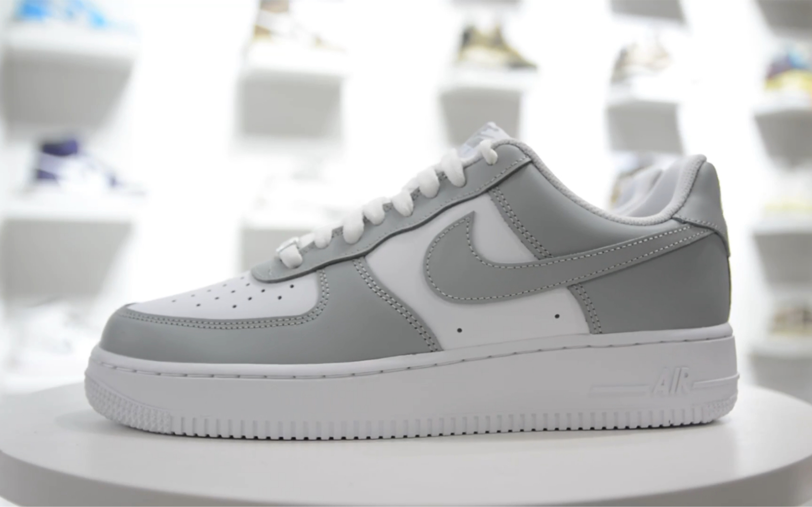 【权威实拍】nike air force 1 low 白灰