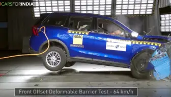 2021款马恒达XUV700 G-NCAP碰撞测试