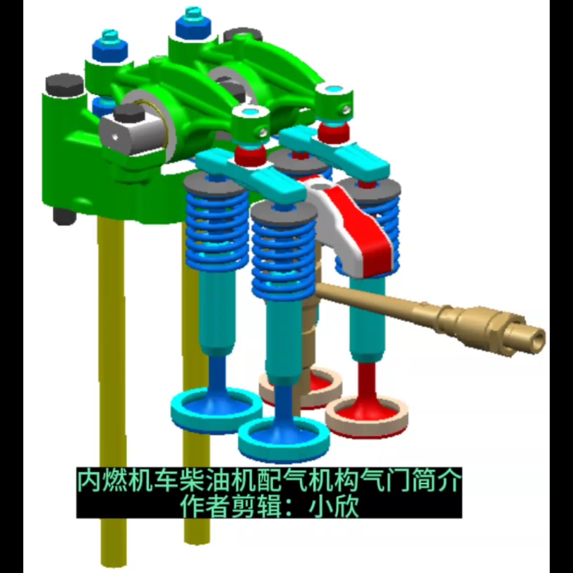 气门配气示意图图片