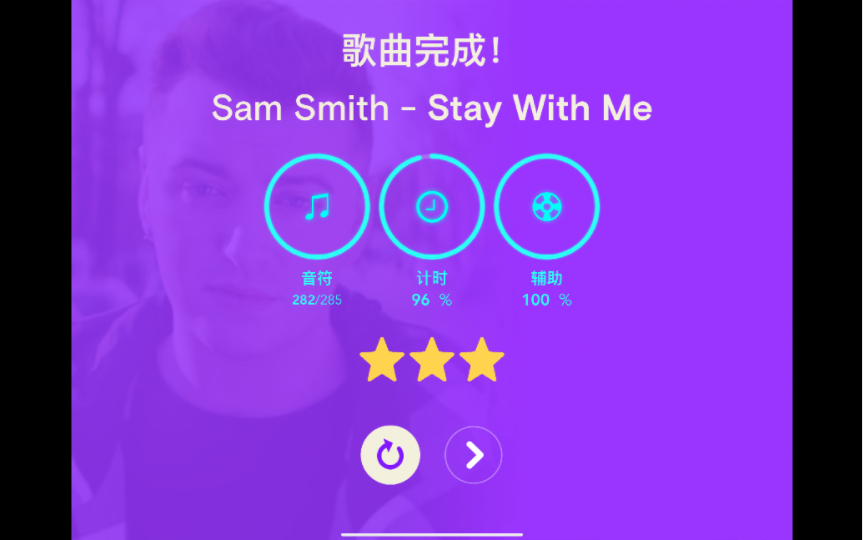 [图]Stay With Me和我在一起-Sam Smith-钢琴视奏 -功能谱I - 音符285-2015年第57届格莱美年度最佳歌曲