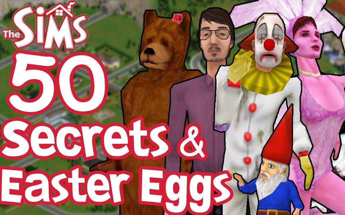 [图]【葡萄吃月饼|搬运】模拟人生系列 The Sims 1: 50 Easter Eggs and Secrets! 模拟人生1彩蛋