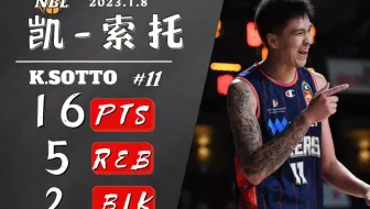 空接背扣 终结能力日益成熟 | 凯索托砍16分2扣2帽 | 阿德莱德36人VS新西兰破坏者