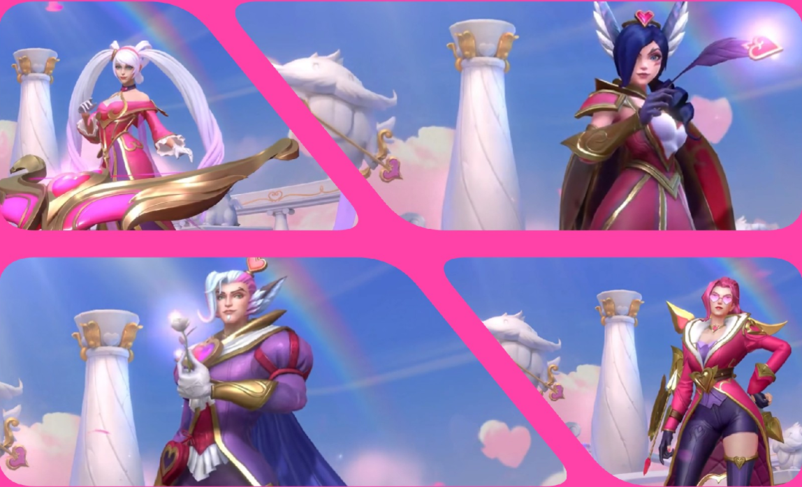 lol手游霞洛薇恩琴女情人节皮肤预览