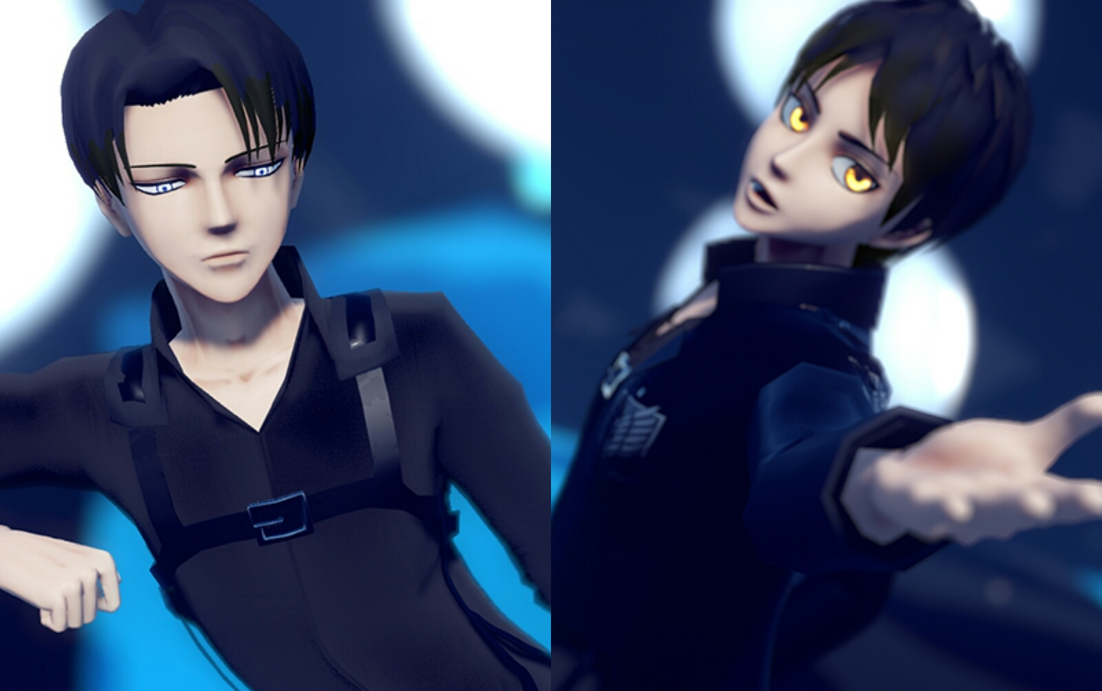 进击的mmd兵长艾伦glide场景配布