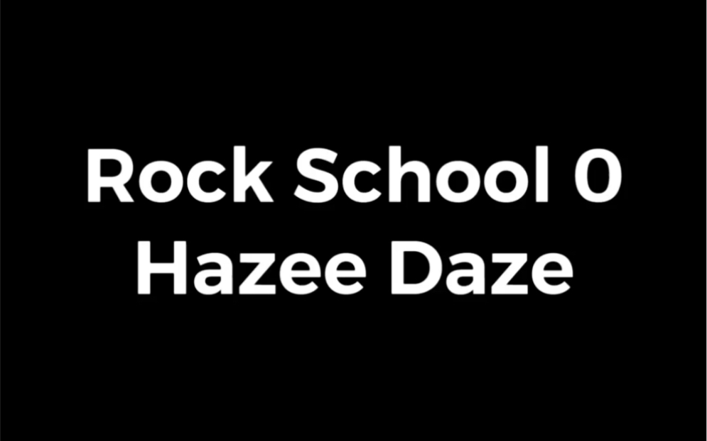 [图]【架子鼓】Rock school 0 Hazze Daze（带谱）-鼓手大飞