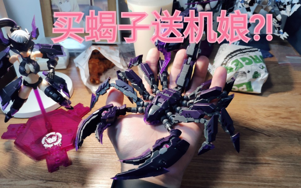 活动作品开箱欣赏买蝎子送机娘御模道蝎子机娘开箱板件测评