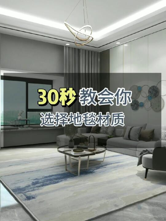 30秒,教会如何选择地毯材质!哔哩哔哩bilibili