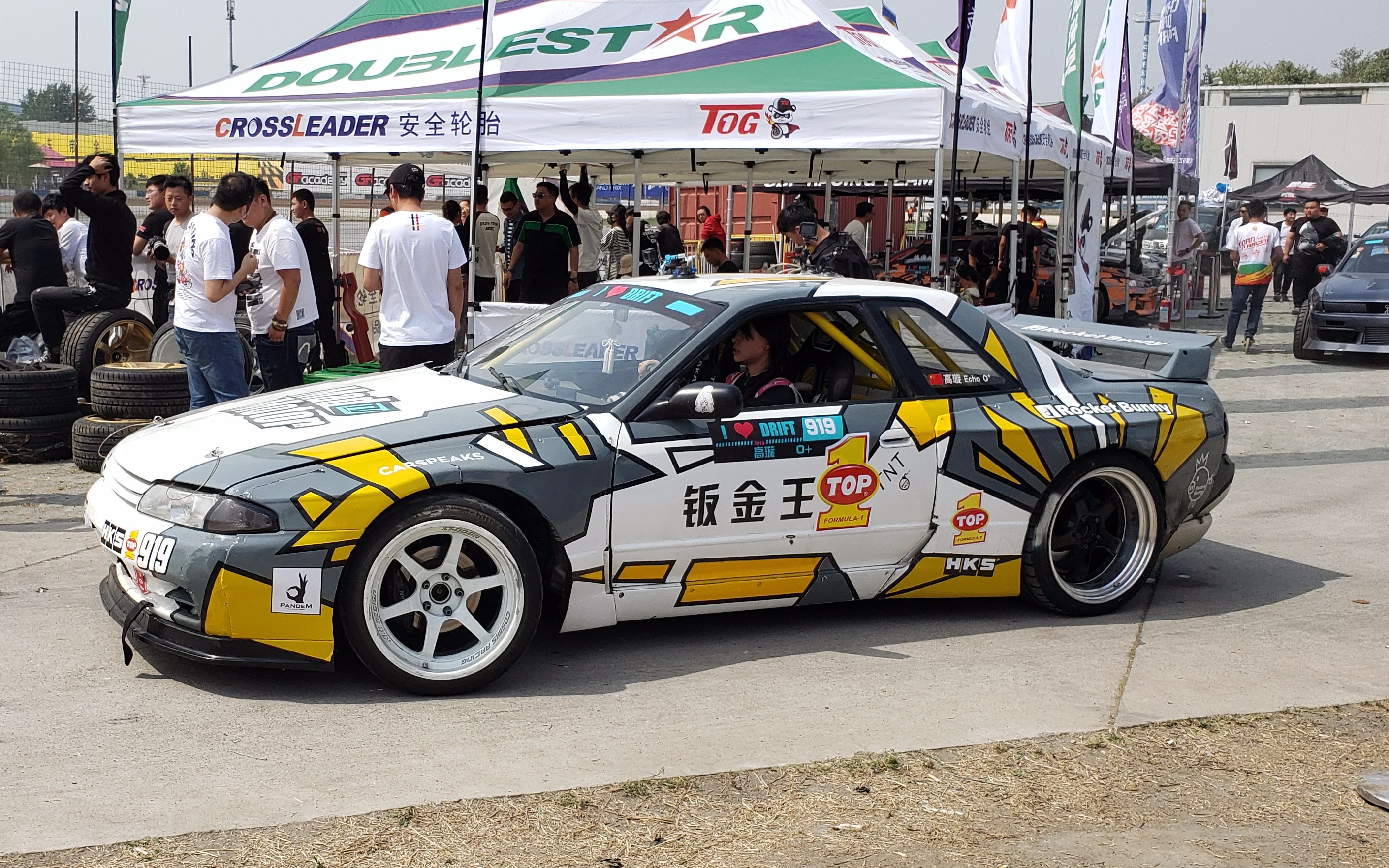 【object g】金港复活节jdm姿态展示 亲眼见证高璇姐的r32漂移断轴?