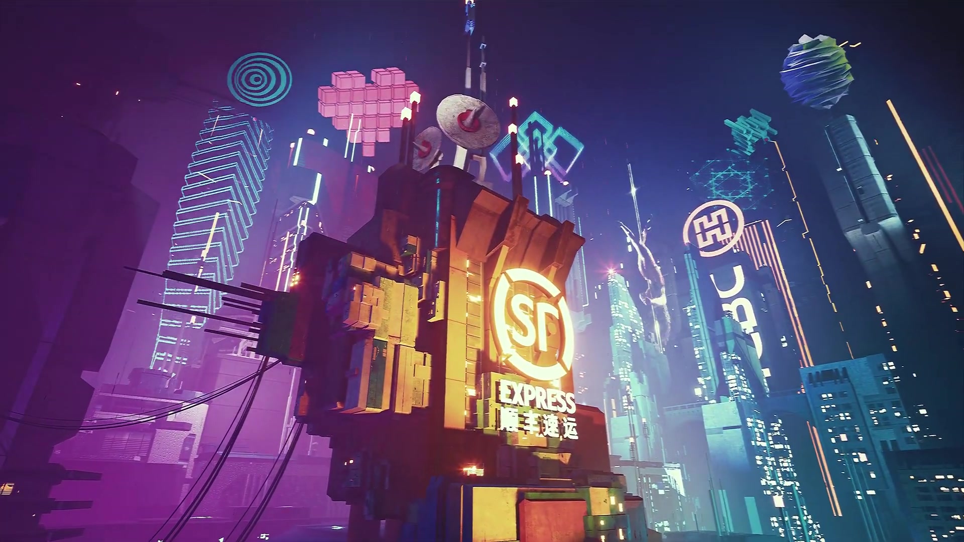 [ue4] 賽博朋克_霓虹中國 (cyberneon)