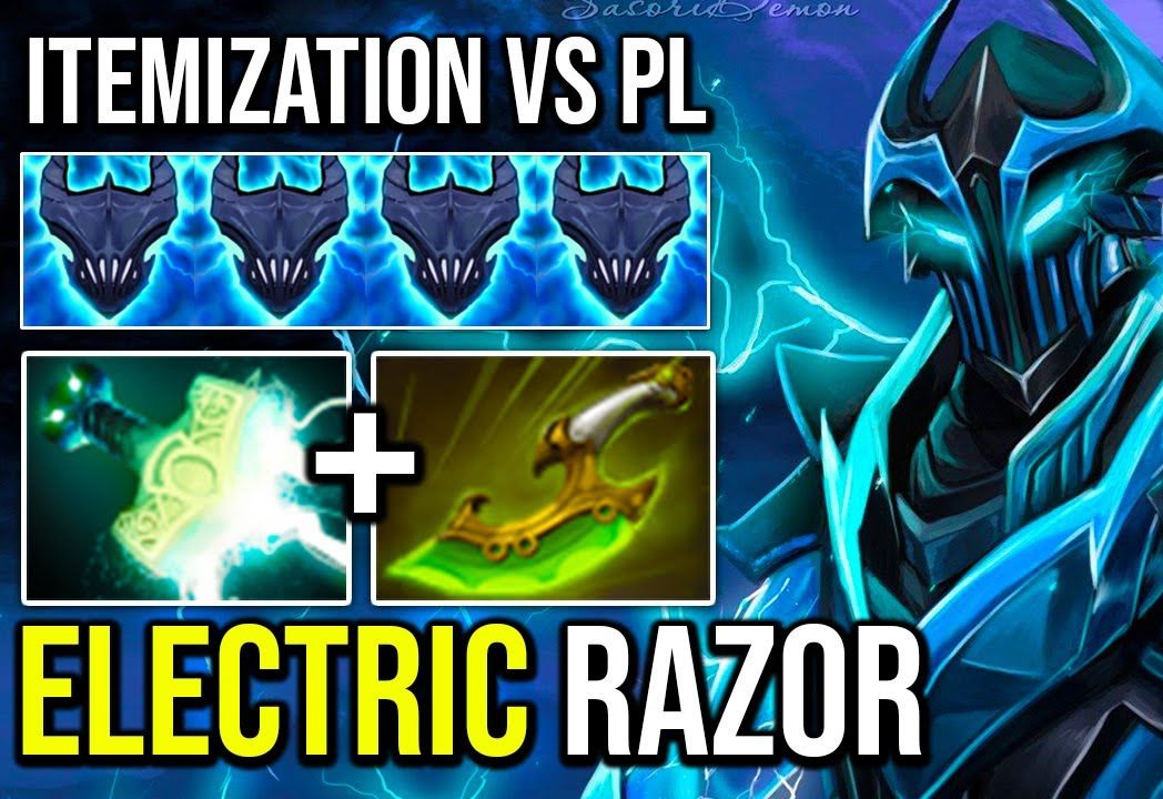 【dota2】雷电法王,大电锤敏捷跳刀雷泽