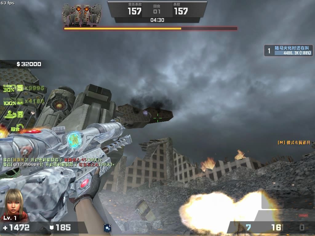 [csol大灾变] 灾变萌新第一次单通噩梦9巨神兵qaq