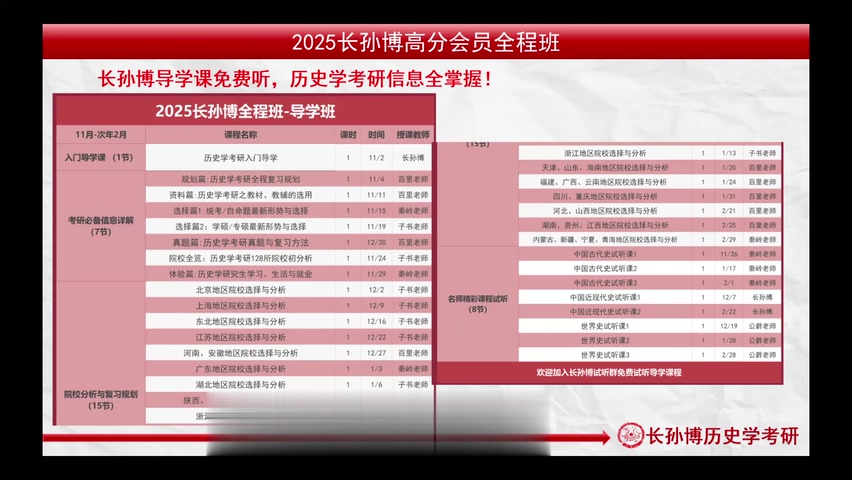 2025考研历史学【长孙博】全程班 25考研历史学哔哩哔哩bilibili