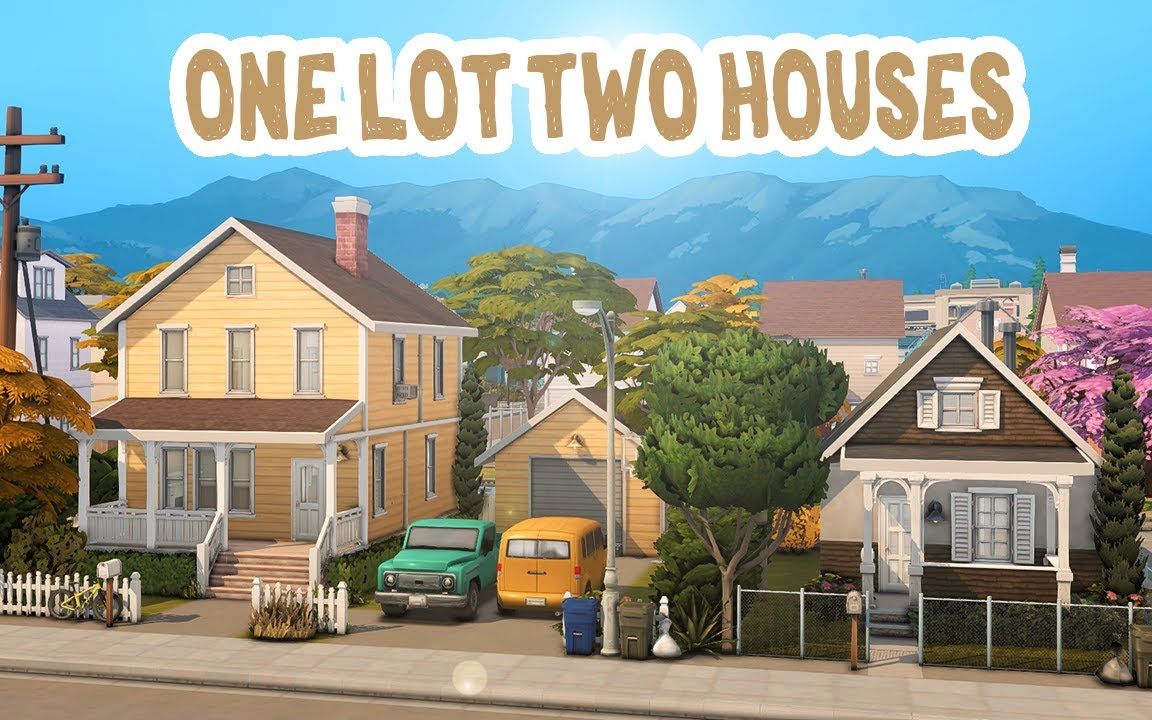 [图]【搬运】模拟人生4速建丨NOCC丨One Lot Two Houses by SimLicy