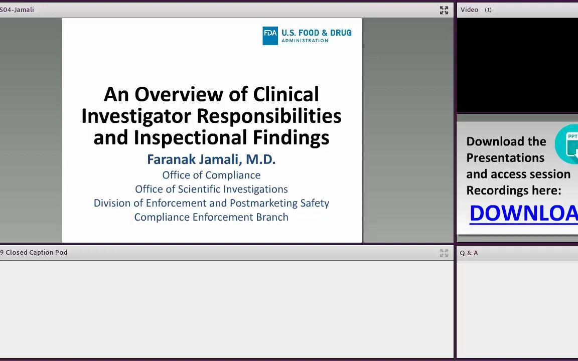 [图]11_14 Overview of Clinical Investigator Responsibilities and Inspectional Findin