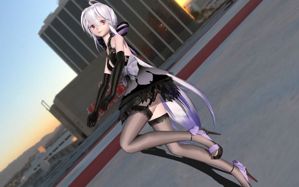 mmd漂亮的haku小姐姐醉酒的蝴蝶